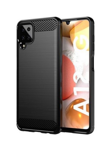 Kryt TopQ Samsung A12 silikon černý 55718