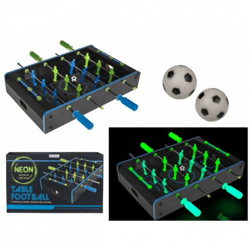 Neonový stolní fotbal