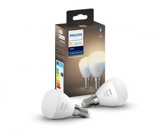 Philips SADA 2x LED Stmívatelná žárovka Philips HUE WHITE P45 E14/5,5W/230V 2700K