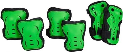 HangUp Scooters Kids Skate Pads Set M 3 Piece Green