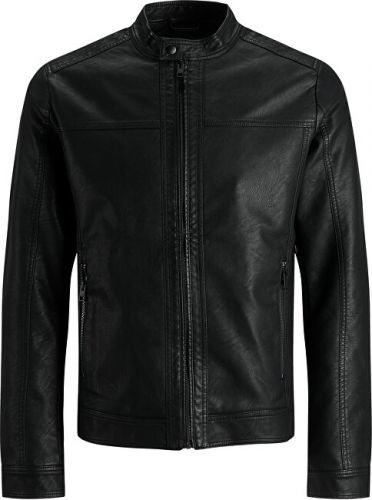 Jack&Jones Pánská bunda JJEWARNER 12182461 Black S