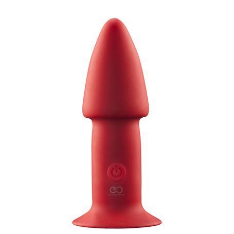 Anální kolík NMC 5 INCH RECHARGEABLE BUTTPLUG RED vibrační NMC