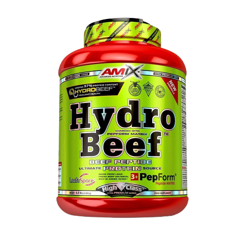 Amix HydroBeef Protein, 1000g, Peanut-Choco-Caramel