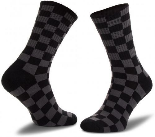 Ponožky Vans MN CHECKERBOARD CREW Black/Charcoal