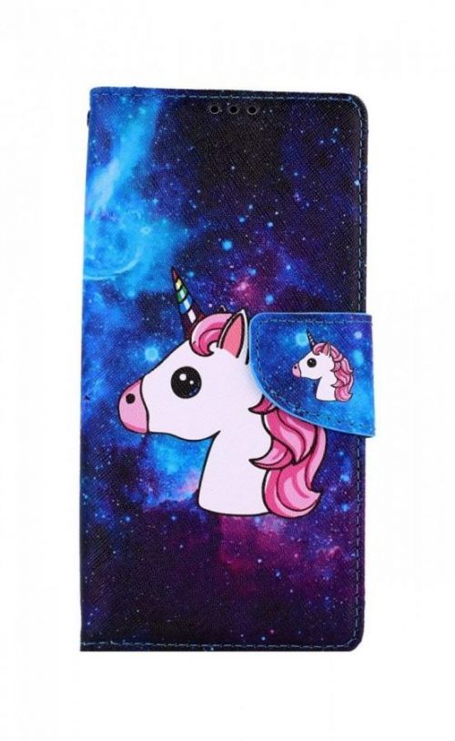 Pouzdro TopQ Samsung A42 knížkové Space Unicorn 55572
