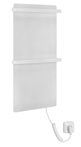 SAPHO ELMIS elektrický sušák ručníků 400x800mm, 120W, hliník, bílá mat EB420