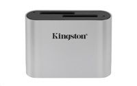 Kingston USB3.2 Gen1 Workflow Dual-Slot SDHC/SDXC UHS-II Card Reader, WFS-SD
