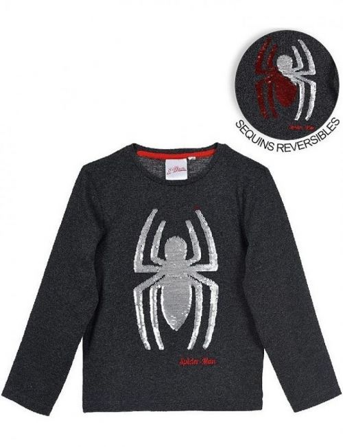 Spider-man - šedé chlapecké tričko