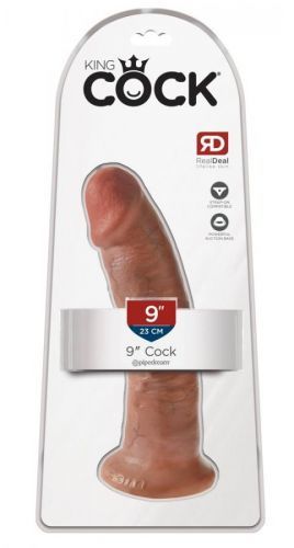 King Cock 9 dildo (23cm) - brown