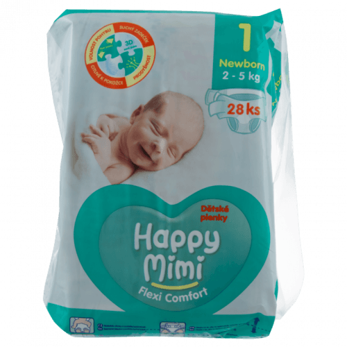 Happy Mimi FC dět.pleny Newbo(28ks/fol)