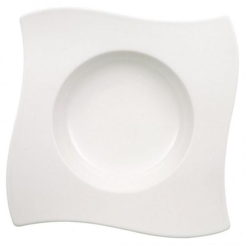 Villeroy & Boch HLUBOKÝ TALÍŘ, keramika, 24/24 cm - bílá