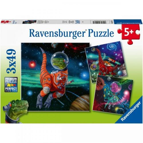 Ravensburger Puzzle 051274 Dinosauří svět 3x49 dílků