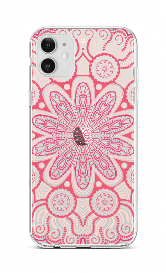 Kryt TopQ iPhone 12 silikon Romantic Mandala 55302
