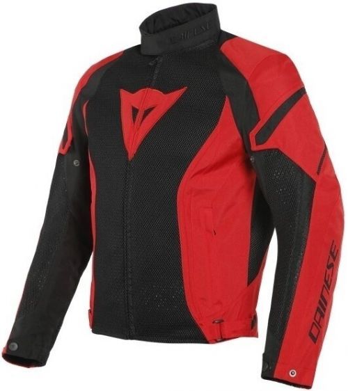 Dainese Air Crono 2 Tex Jacket Black/Lava Red/Lava Red 50