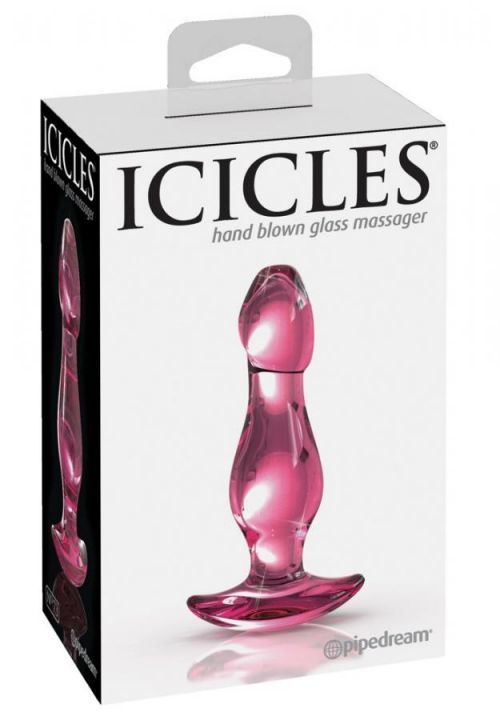 Icicles No. 73 - penis anal dildo (pink)
