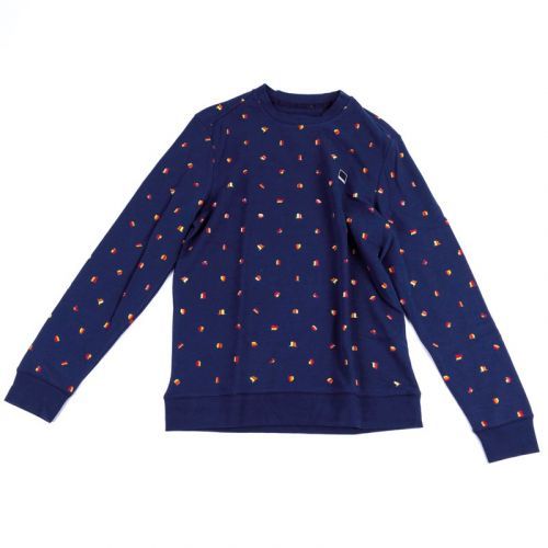 mikina BENCH - Cactus Aop Crew Neck Dark Navy Blue (NY013)