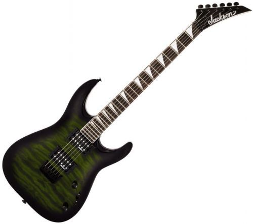 Jackson JS Series Dinky Arch Top JS32Q DKA HT AH Transparent Green Burst