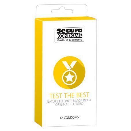 Kondomy Secura TEST THE BEST 12 ks Secura KONDOME