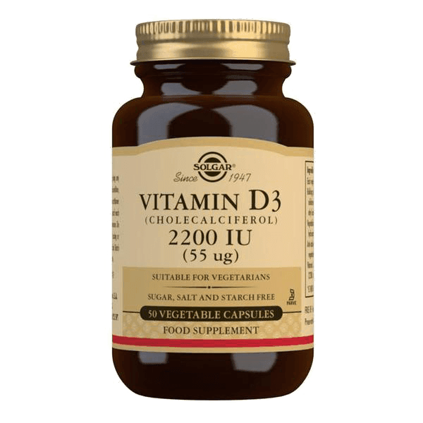 Solgar Vitamín D3 2200 IU 50 kapslí