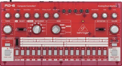 Behringer RD 6 Red Transparent