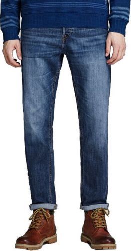 Jack&Jones Pánské džíny Straigt Fit JJIMIKE JJORIGINAL 12148874 Blue Denim 36/34