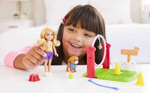 Mattel Barbie Chelsea s doplňky herní set Cvičitelka psů