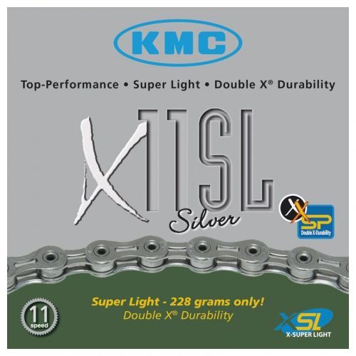 Řetěz KMC X-11 SL - balený, stříbrný (11s)