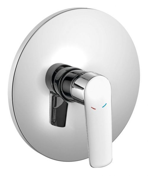 Bruckner SCHMITZ podomítková sprchová baterie, 1 výstup, chrom 863.041.1