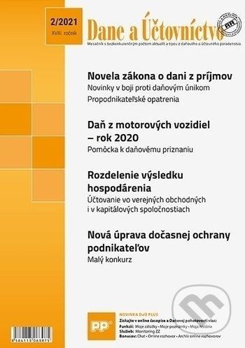 Dane a účtovníctvo 2/2021 - Eurokódex