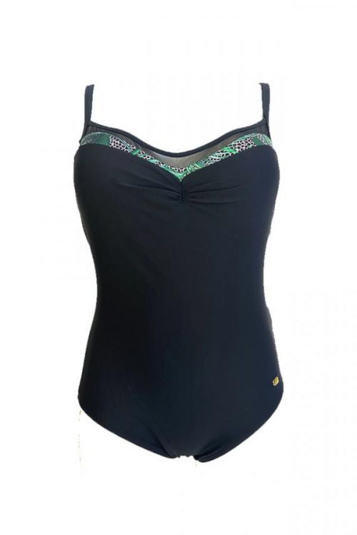 Jednodílné plavky S802H20 černá - Self - 44C - černá