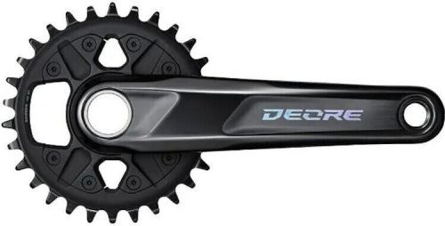 Shimano Deore FC-M6100-1 Crankset 1x12-Speed 175mm 30T Black without Bottom Bracket