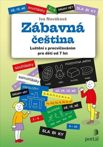 Zábavná čeština - Luštění s procvičováním pro děti od 7 let - Nováková Iva, Brožovaná