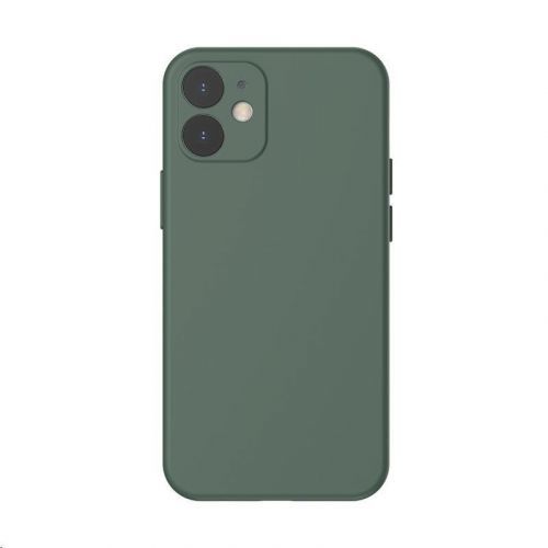 Baseus Liquid Silica Gel ochranné púzdro pre Apple iPhone 12 mini, green