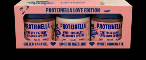 HealthyCO  PROTEINELLA VALENTINES EDITION 3x 200g proteinella