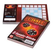 Nürnberger Spielkarten Verlag Knister – výsledkový blok