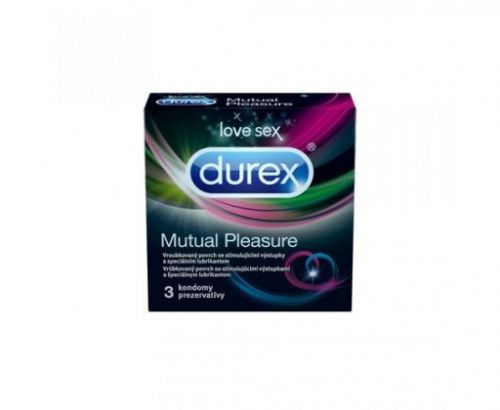 DUREX Mutual Pleasure Kondomy 3 ks