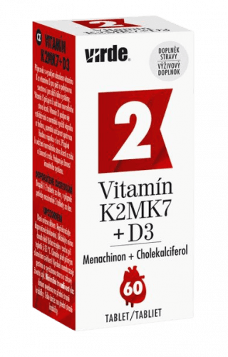 Virde Vitamin K2MK7+D3 60 tablet