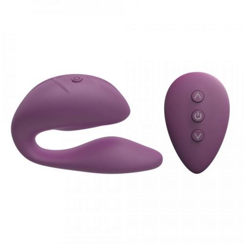 Cotoxo Cupid 2 - nabíjecí párový vibrátor na dálkové ovládání (fialový)