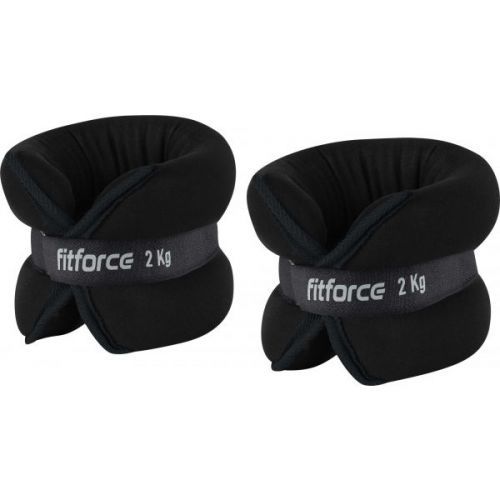 Fitforce ANKLE 2,0 KG černá 2 KG - Závaží na kotníky