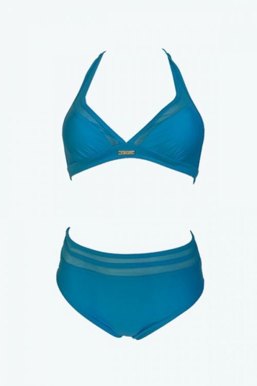 Dvoudílné plavky S1061 modrá - Self - 36 - modrá