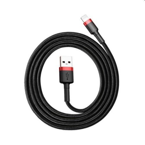 Baseus Cafule Cable USB/Lightning 2.4A 0.5m, červeno/čierny