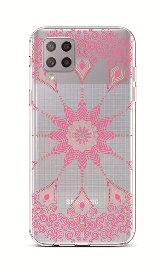 Kryt TopQ Samsung A42 silikon Pink Mandala 55410