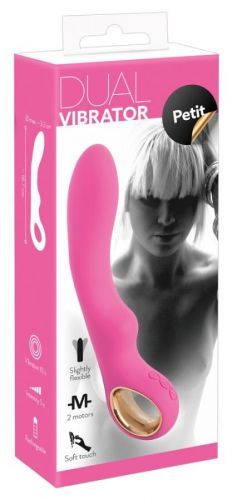 You2Toys Dual Petit - cordless, two-motor vibrator (pink)
