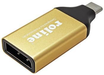 Roline GOLD adaptér USB C(M) - DP(F), DP v1.2, 4K@60Hz