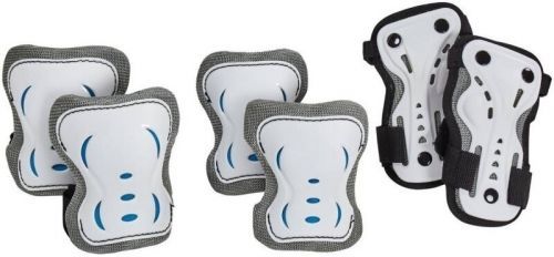 HangUp Scooters Kids Skate Pads Set L 3 Piece White