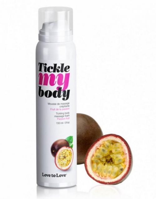 TICKLE MY BODY - PASSION FRUIT massage foam (150ml)