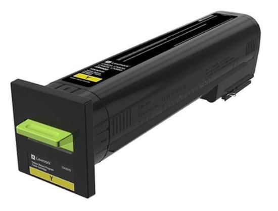 CS820, CX82x, CX860 Yellow Return Programme Toner Cartridge - 8 000 stran, 72K20Y0