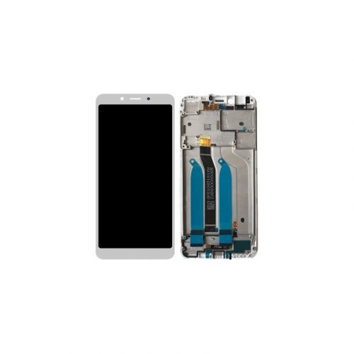 LCD + dotyk + rámeček pro Xiaomi Redmi 6 / 6A, white OEM