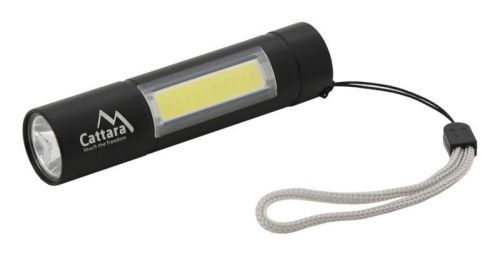 Cattara Svítilna kapesní LED 120lm ZOOM nabíjecí