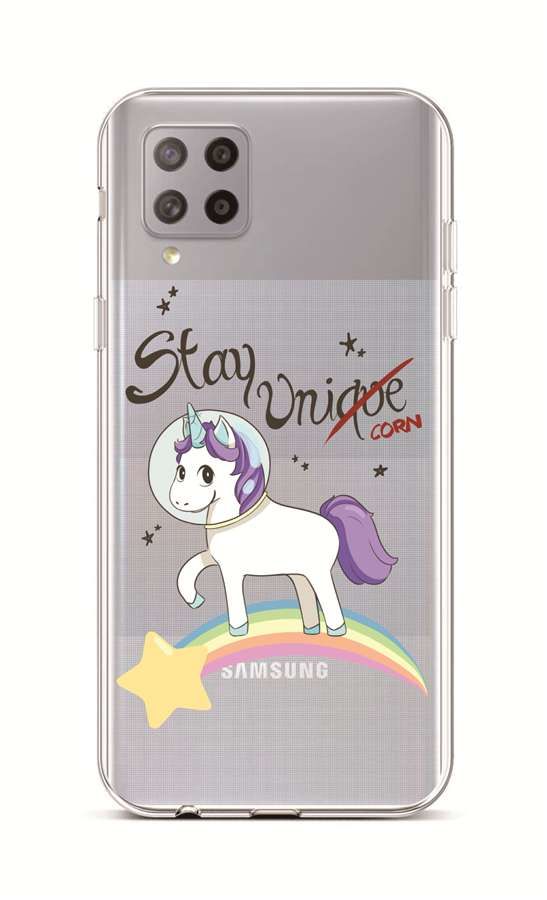 Kryt TopQ Samsung A42 silikon Stay Unicorn 55420